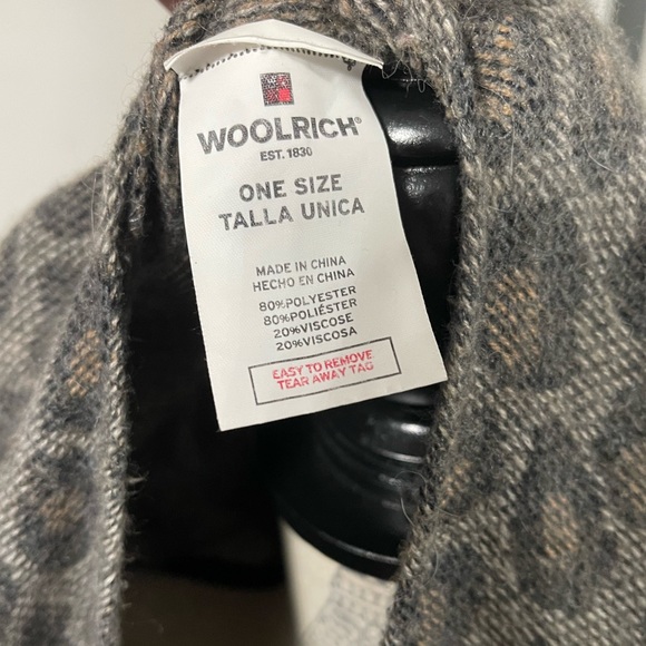Woolrich leopard animal print shawl - Picture 2 of 2